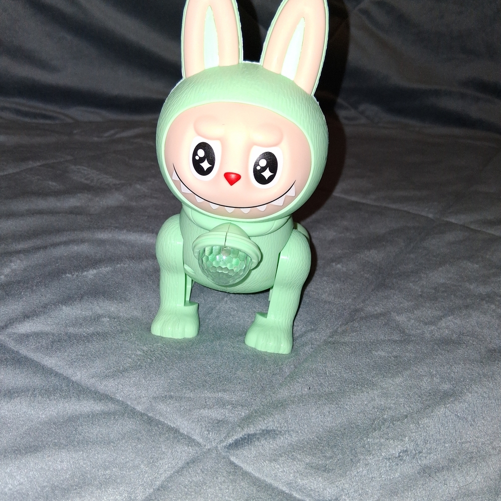 Mint Green Walking Singing Lightup Toy